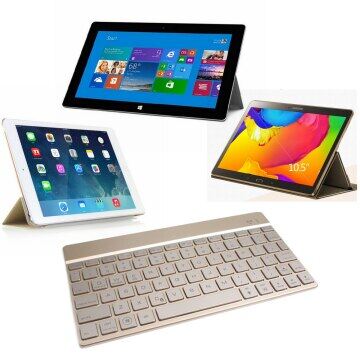 Wireless Bluetooth Keyboard Mini Tablet Keyboard Rechargeable Backlit Keyboard For Ipad Spanish German Italian English Keyboard