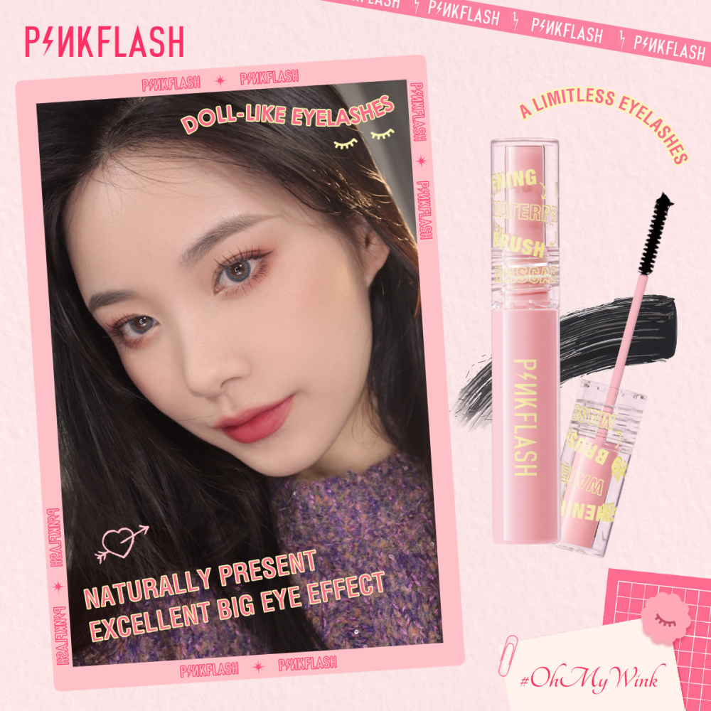 [พร้อมสต็อก] PINKFLASH OhMyWink Limitless Eyelash Fiber-Filled Mascara ...