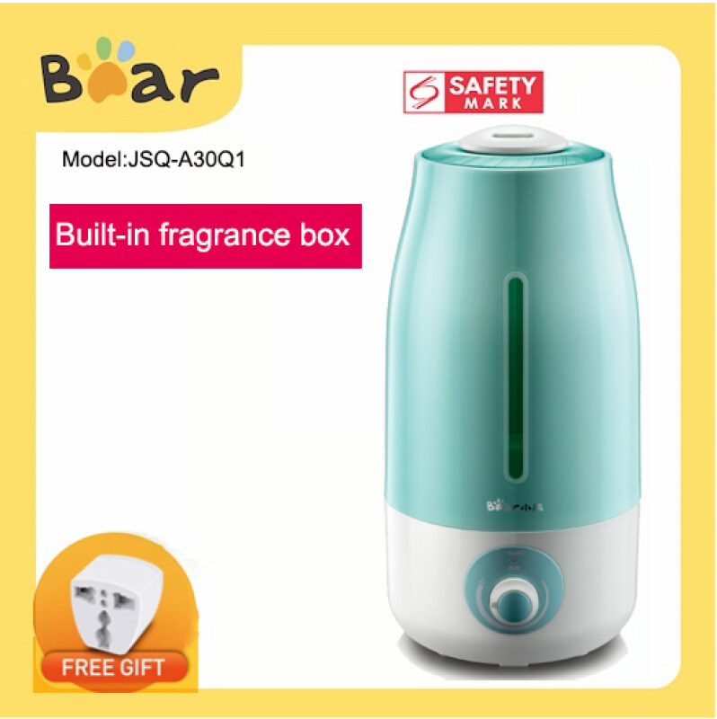 Bear 3L Air Humidifier Aroma Diffuser JSQ-A30Q1 Mosquito Repellent haze ultrasonic waves Air Purifier Aroma Oil Singapore