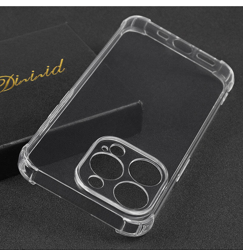 Transparent Cover for iPhone 15 13 12 11 Pro Max iPhone14 iPhone15 Plus iPhone13 iPhone12 mini iPhone11 Shockproof Shell iPhone 6 iPhone7 iPhone8 Plus iPhone X XR XS Max Soft Jelly Case