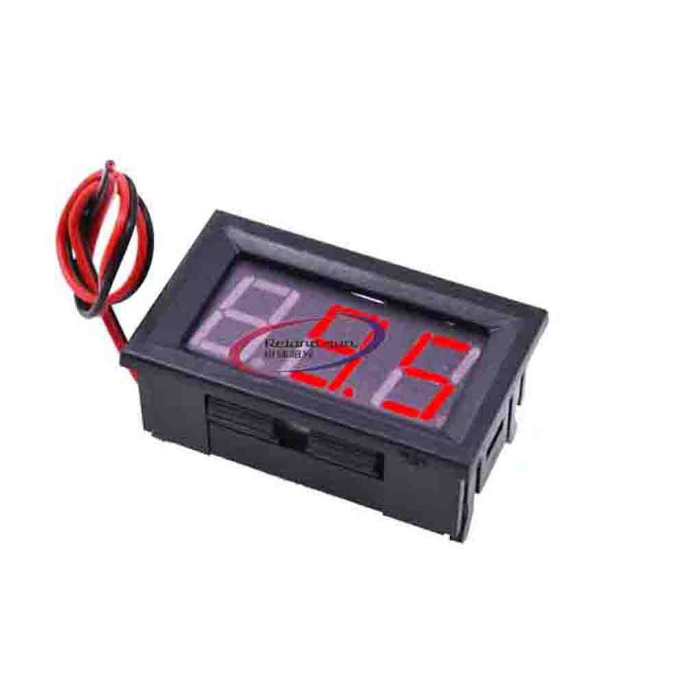 0.56 Digital Voltmeter DC5-120V DC 5V to 120v Digital Voltmeter Voltage Panel Meter For 12V 24V 96V