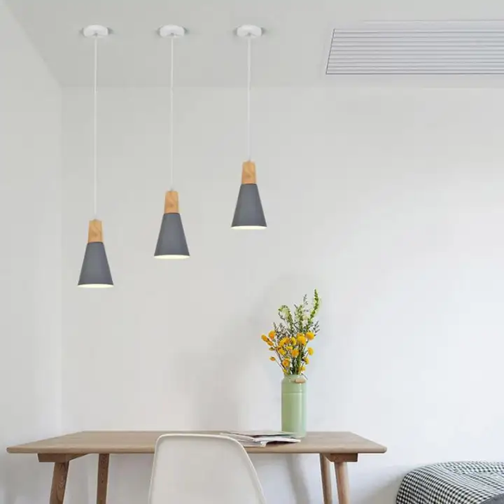 Post Modern Pendant Lights Nordic Solid Wood Lamp Kitchen Hanging Modern Pendant Lights Nordic Solid Wood