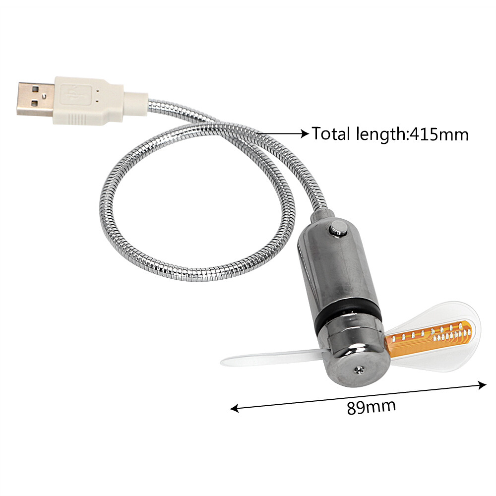 Đèn Quạt LED USB Có Thể Điều Chỉnh Đồng Hồ Thời Gian Mini Đồng Hồ Để Bàn Đèn Ngủ Hiển Thị Thời Gian Tiện Ích Đồng Hồ Dạ Quang Mùa Hè