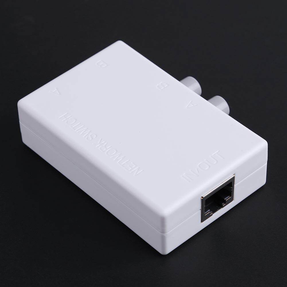 Công Tắc Mạng RJ45 2 Cổng Mini, Hộp Mạng Ethernet Bộ Chuyển Đổi HUB