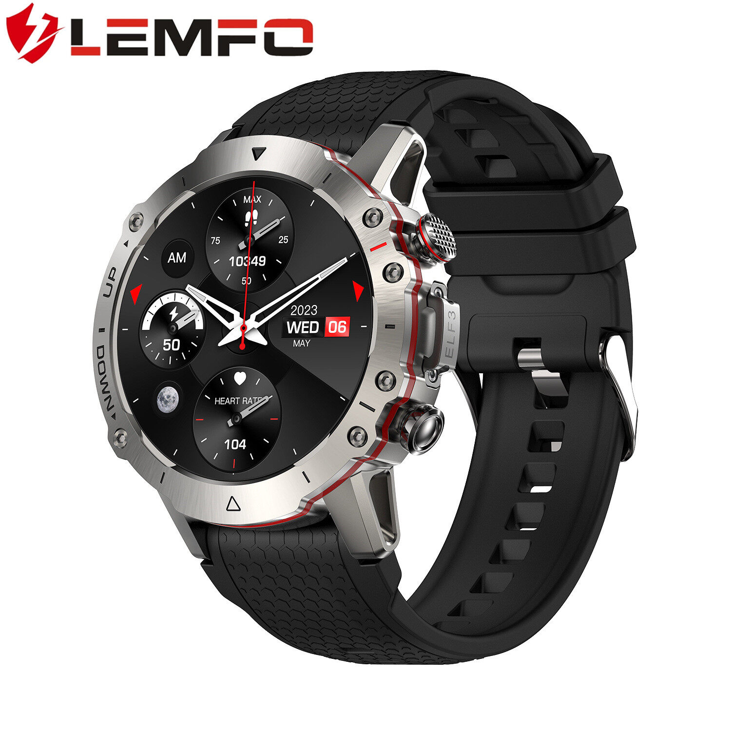 Lemfo lf23 bluetooth on sale waterproof smart watch