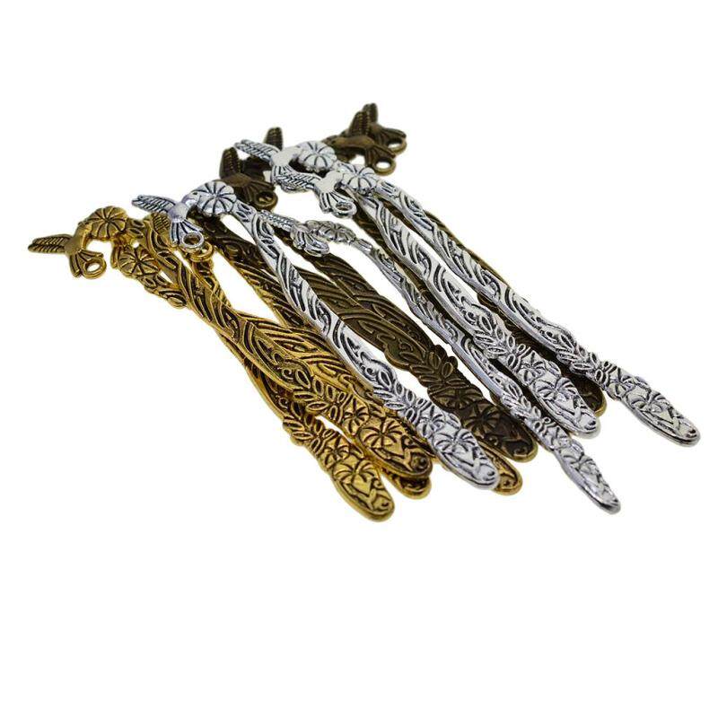 BolehDeals 12 Pieces Vintage Beading Flat Bookmarks With Loop DIY Making Jewelry Crafts Malaysia
