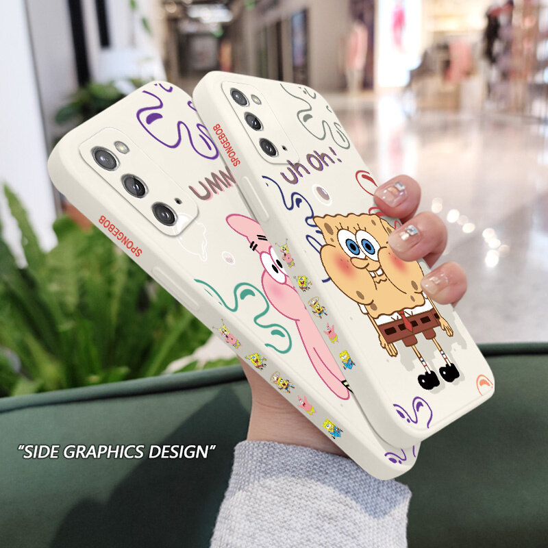 Strange Animals Phone Case For Samsung Galaxy Note 20 Ultra 10 Plus 9 Liquid Silicone Side Pattern