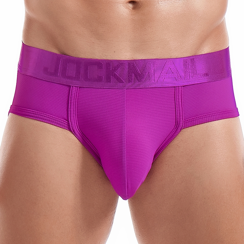JOCKMAIL Sexy Men Underwear Briefs Wonderjock Men Mesh Briefs for Man underwear Panties Briefs Men Underpants Soft Slip Jockstrap Underwear Man Brief