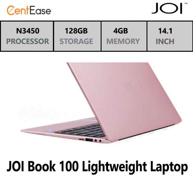 JOI Book 100 Lightweight Laptop - N3450| W10| 14 FHD| 4GB| 32GB+128GB SSD| 1.3kg| Rose Gold Malaysia