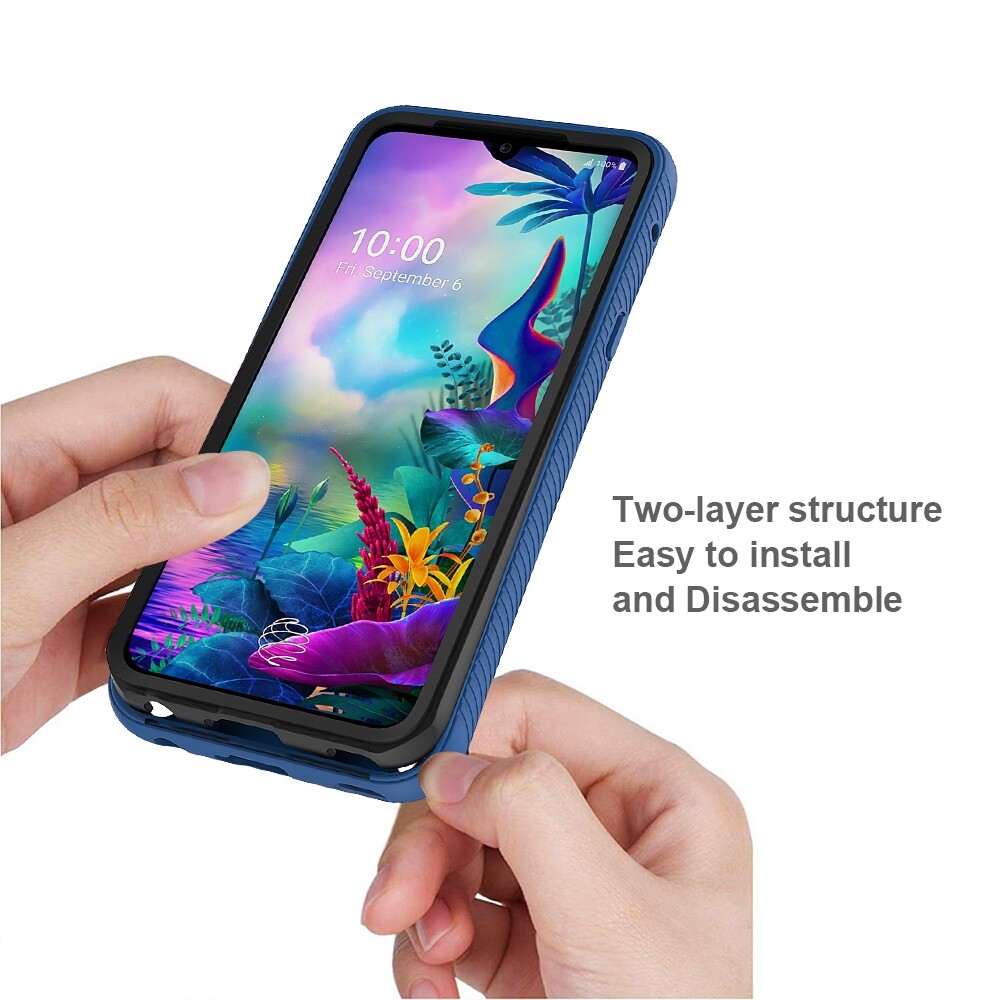 Ốp Bảo Vệ PC Chống Sốc Dòng Màu Trơn Cho LG V50S ThinQ 5G / G8X ThinQ Starry Sky + TPU