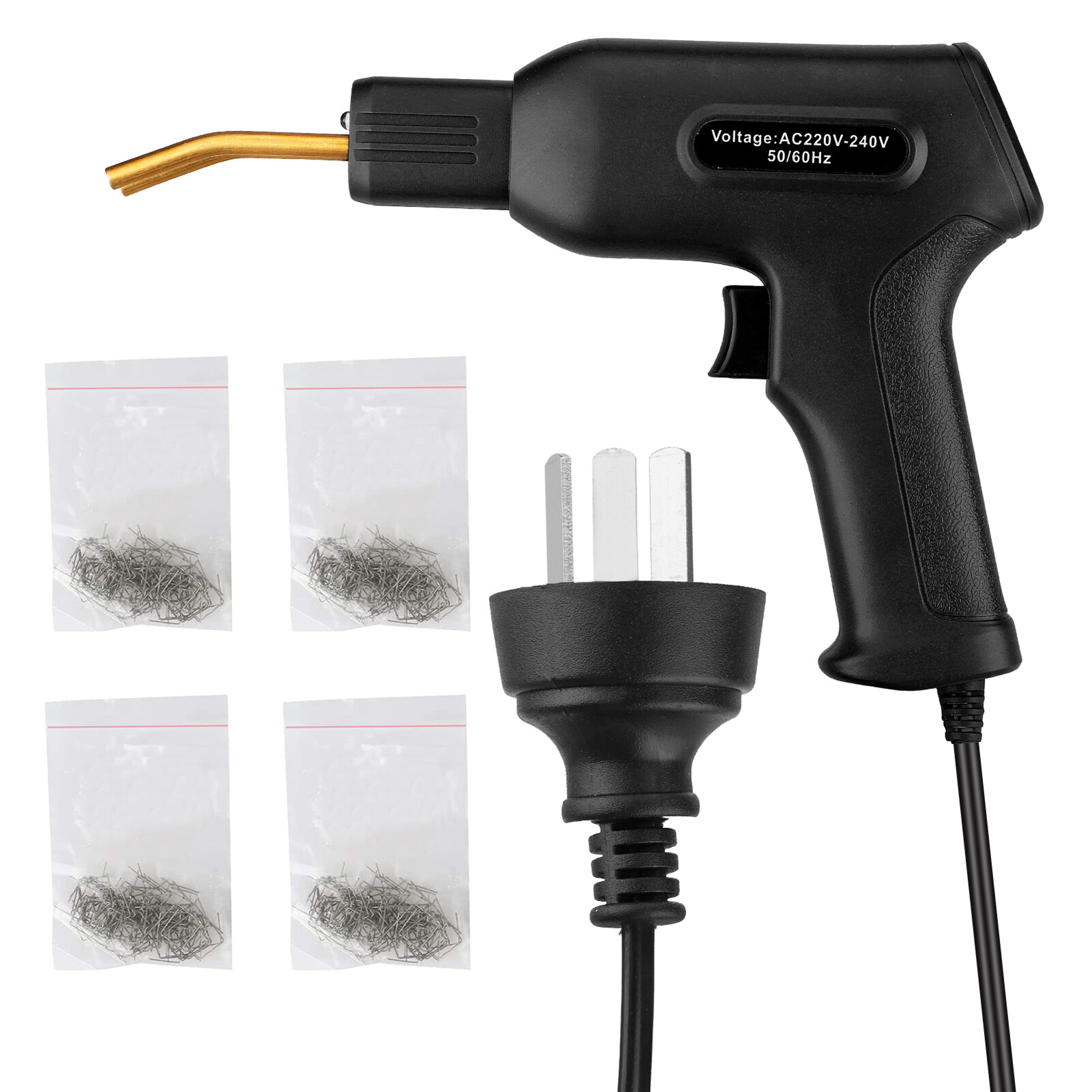 Farfi 50W Bumper Welding Machine Handheld Comfortable to Hold ABS Plastic Welders Garage Tool Hot Staplers Machine for Car