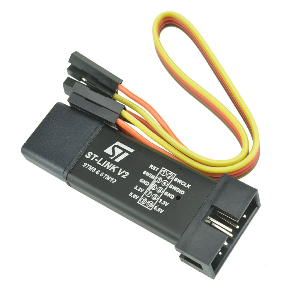 Chính Hãng VOKTTA ST-Link V2 Stlink Mini STM8 Mới Mô Phỏng STM32 STLINK, Tải Xuống Lập Trình Có Nắp Đậy