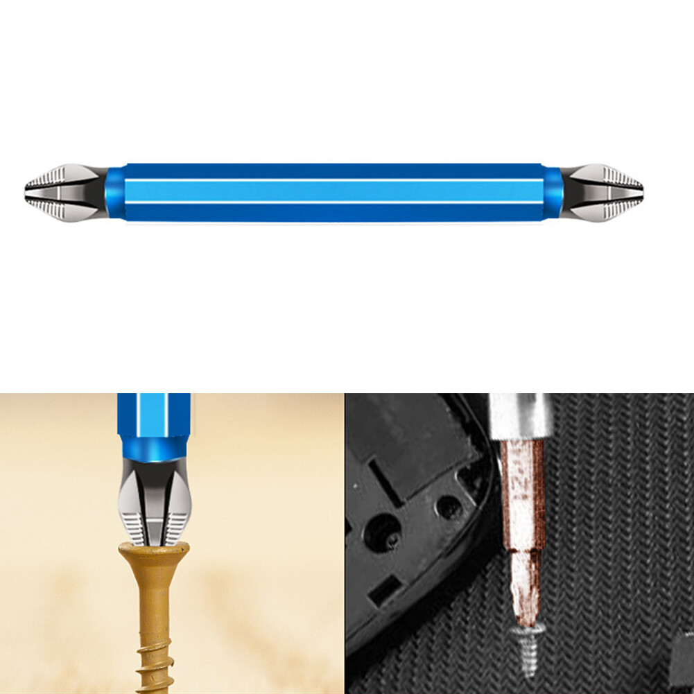 [Moscow Six] Double Head Cross Magnet Batch Chống Trượt Máy Khoan Điện Tuốc Nơ Vít Bits Header