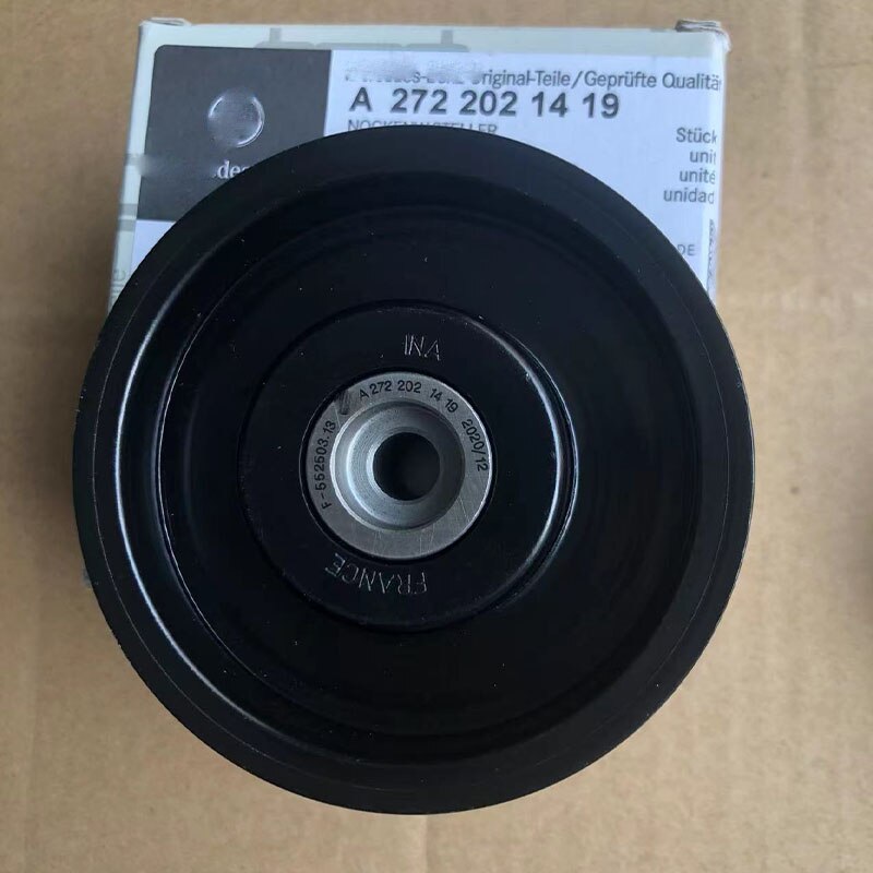 New drive belt idler for benz w212 e220 e260 e200 e300 e350 e250 e400 e500 e180 oem a2722021419