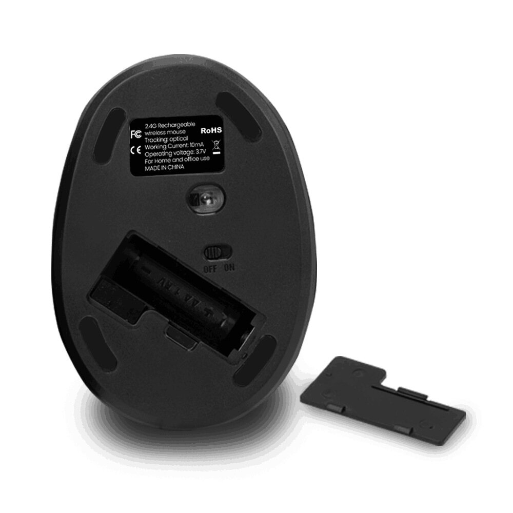 Jelly Comb Chuột Đứng Chuột Không Dây Chuột Không Dây Công Thái Học Màu Hồng Có Thể Sạc Lại 2.4G Chuột Không Dây Cho PC/Máy Tính Xách Tay/Windows/Io S