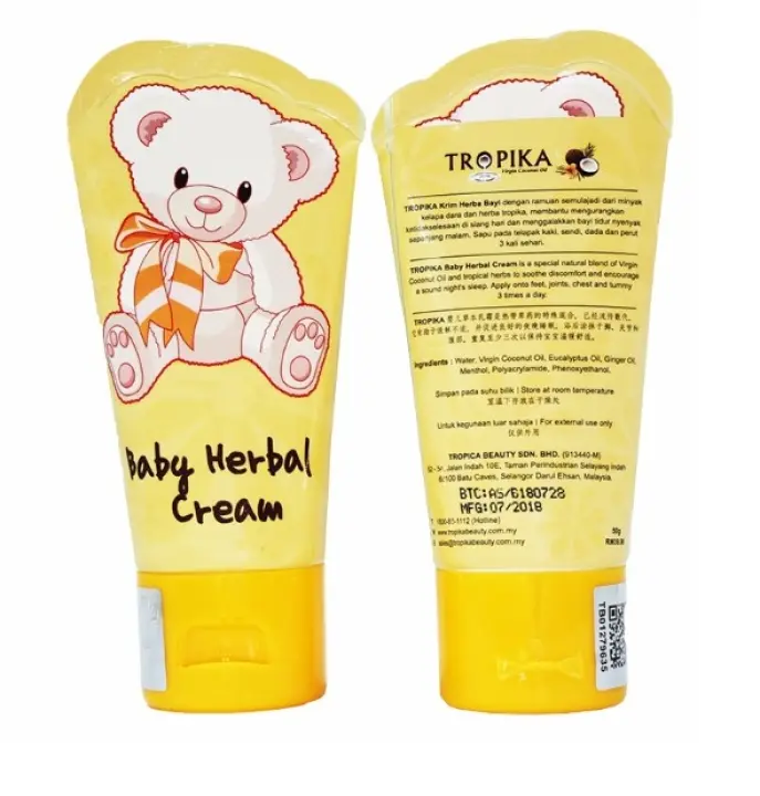 tropika baby herbal cream