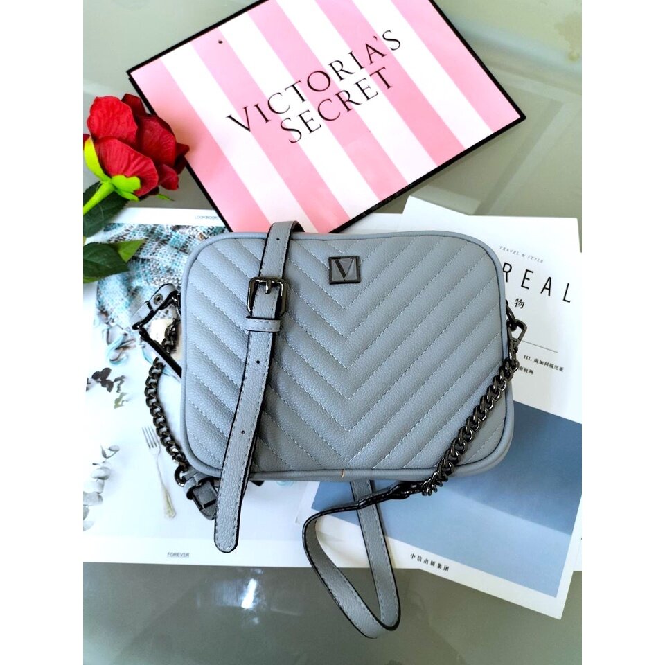 Victoria secret chevron online bag