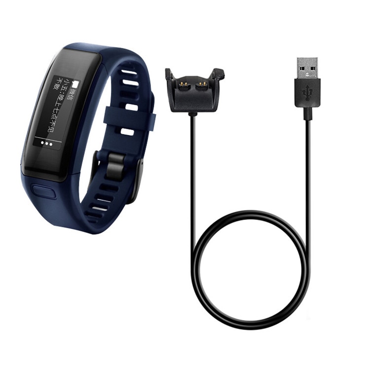 Usb power charger cable for garmin vivosmart hr fast charging dock 1m data cord for garmin vivosmart hr+ approach x40 watch