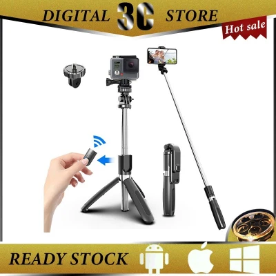 ▶Local inventory◀Bluetooth mobile phone self timer lever tripod self timer stabilizer universal self timer