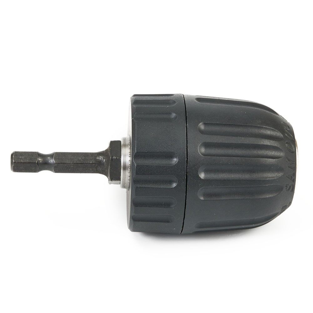 Keyless Drill Bit Chuck Quick Change Hex Shank Driver For Impact Wrench Socket Adaptor Converter