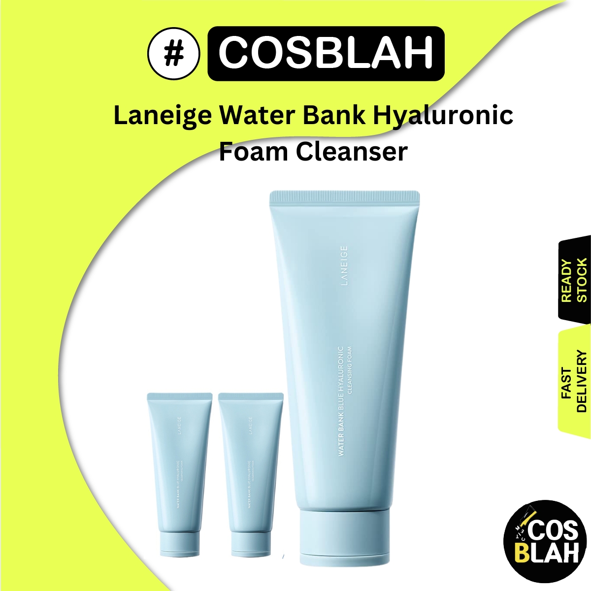 [LANEIGE] Sữa Rửa Mặt Dạng Bọt Hoạt Tính Homme 150Ml