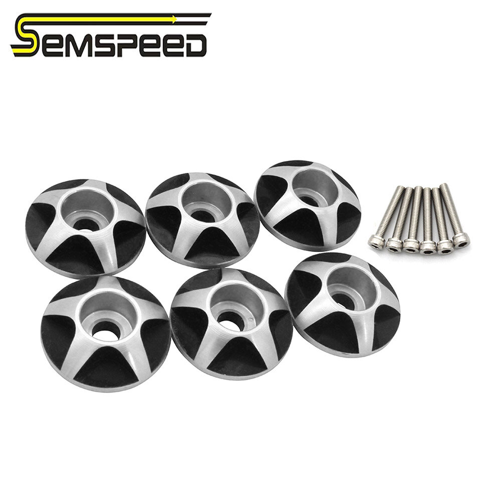 SEMSPEED Xe Máy Khung Lỗ Cap Cắm Side Panel Fairing Bolt Vít Bìa Cho Honda ADV 150 ADV150 2019 2020 2021 2022 6 Cái Bộ