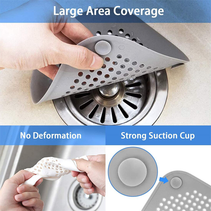 Anti-Clogging Filter Bathroom Drain Floor Sink Strainer Kitchen Tool