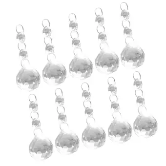 Dolity 20 Pieces Crystal Lamp Pendant Wedding Set Decoration