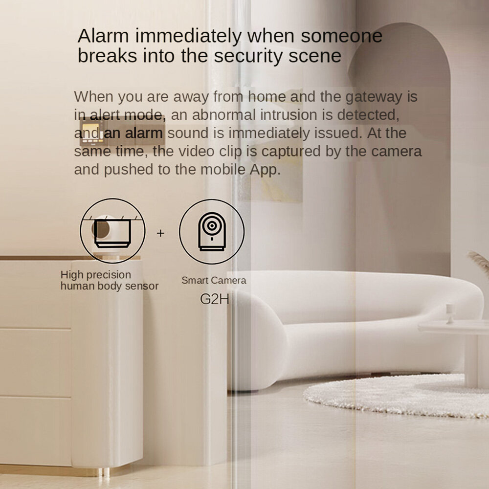 KKmoon Aqara High Precision Human Body Sensor Motion Sensor Zigbee 3.0 Wireless Smart Movement IPX5 Waterproof Smart home