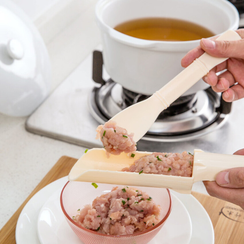 Dụng Cụ Làm Thịt Viên Tự Làm Thìa Chế Biến Viên Tôm Dụng Cụ Làm Thịt Viên Cá