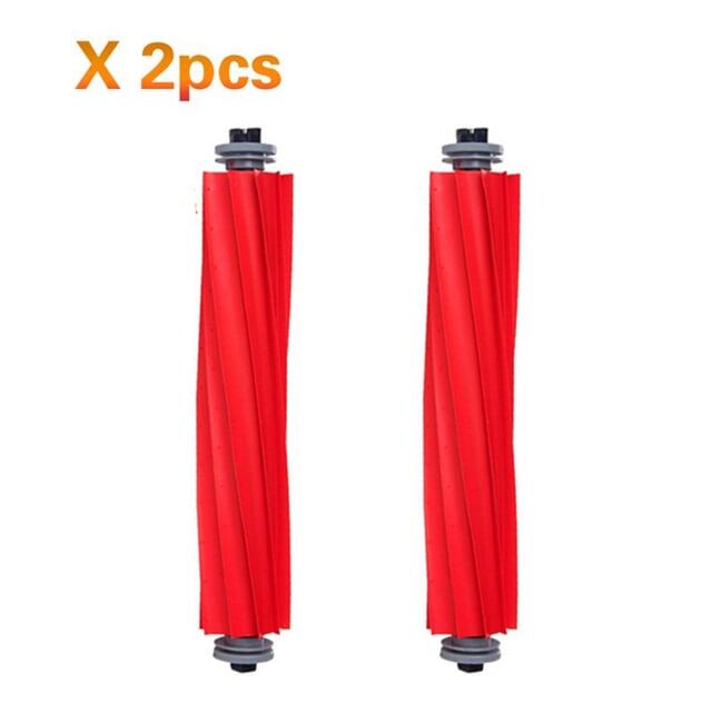 Set di 2 spazzole principali in gomma per Roborock S7 S7 + S7 MaxV Max Ultra Pro Ultra S5 Q5 Q5 Q5 Q Revo accessorio per aspirapolvere rimovibile Tamburo di ricambio spazzola