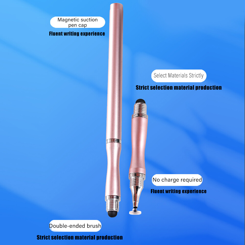 Bút Cảm Ứng Hai Đầu Thông Dụng Bút Cảm Ứng Caneta Màn Hình Điện Dung Cho Android IOS IPad Phụ Kiện Bút Chì Thông Minh