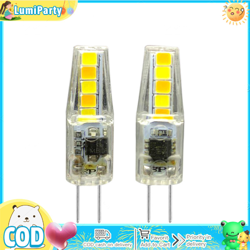 G4 led corn bulb ac/dc12v220v 2w 3colors dimming high brightness energy saving 835 light bead