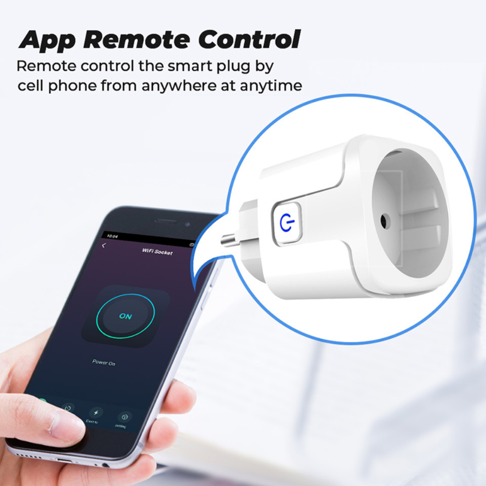 FLEWWER (Promotion) WIFI socket intelligent life model power consumption statistics