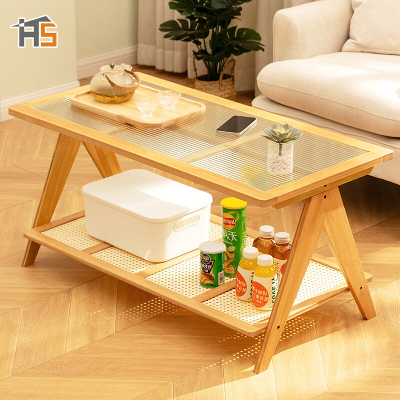 Coffee table living room home tea table tea table small apartment modern simple luxury balcony solid wood office
