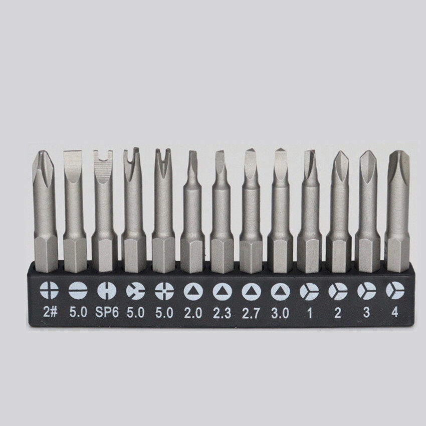 13 chiếc Bộ tuốc nơ vít hình đặc biệt 50mm hình chữ U hình tam giác bên trong chữ thập ba điểm Bộ Tuốc nơ vít Phụ Kiện Dụng cụ