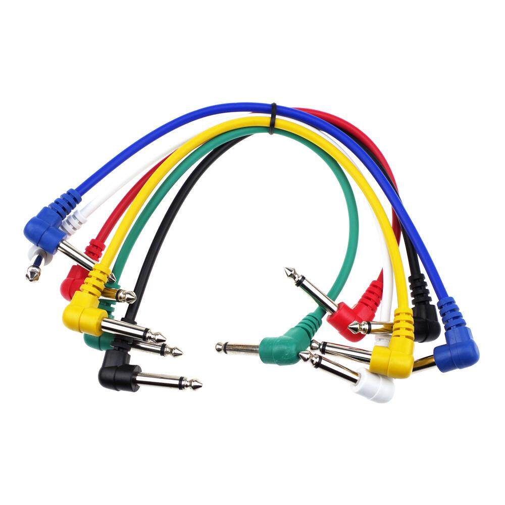 6 Colors Electric Guitar Effect Patch Cable Wire Audio Connection Cable