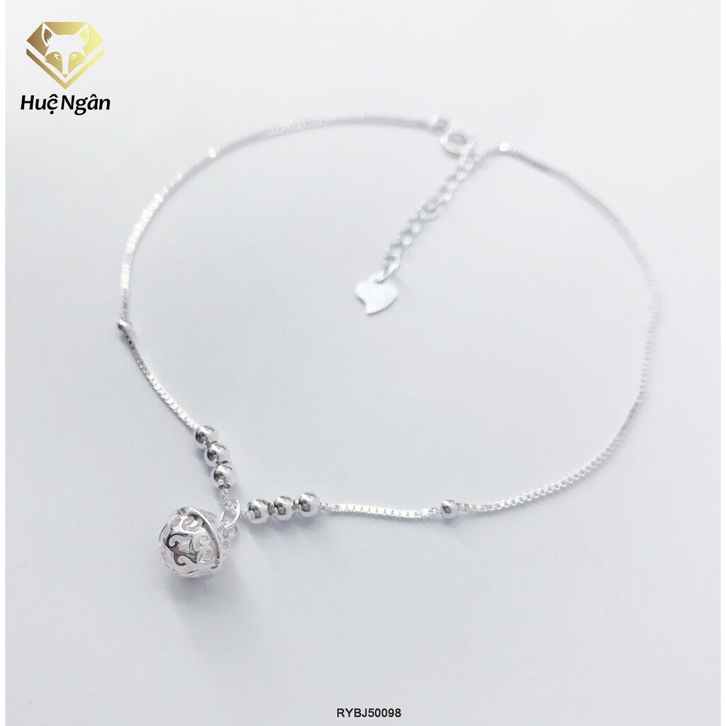 Lắc chân bạc Ý 925 Huệ Ngân - Chuông xinh RYBJ50098