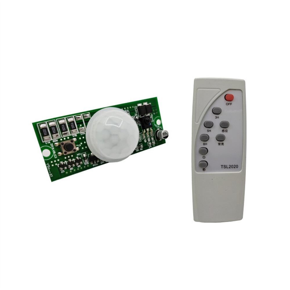 Original Aideepen Remote Control + Human Body Induction Solar Light Circuit Board 3.2V3.7V Solar Integrated Street Light Control Board