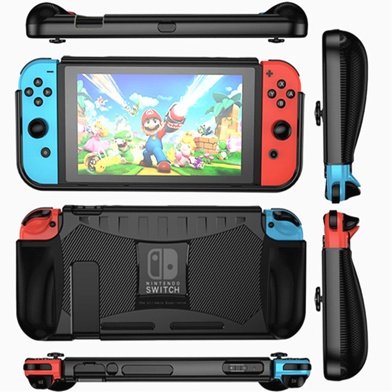 VAORLO Vỏ Có Thể Gắn Được Cho Bộ Chuyển Đổi Nintendo Mumba TPU Grip Vỏ Bọc Bảo Vệ Tương Thích Với Đầu Điện Tử Nintendo Switch Và Bộ Điều Khiển Joy-Con