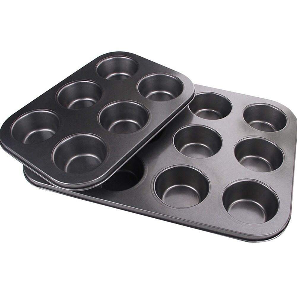 Terylin 6-Cup Non-Stick Cake Mold Baking Cupcake Tray Pan Kitchen DIY Bakeware Tools