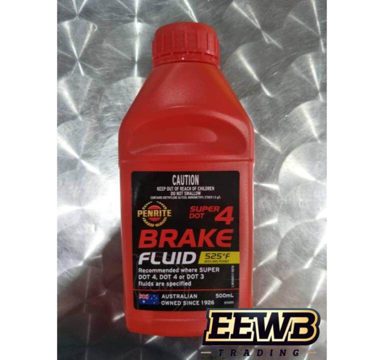 PENRITE SUPER DOT 4 525°F BOILING POINT BRAKE FLUIDS (500ML) Lazada