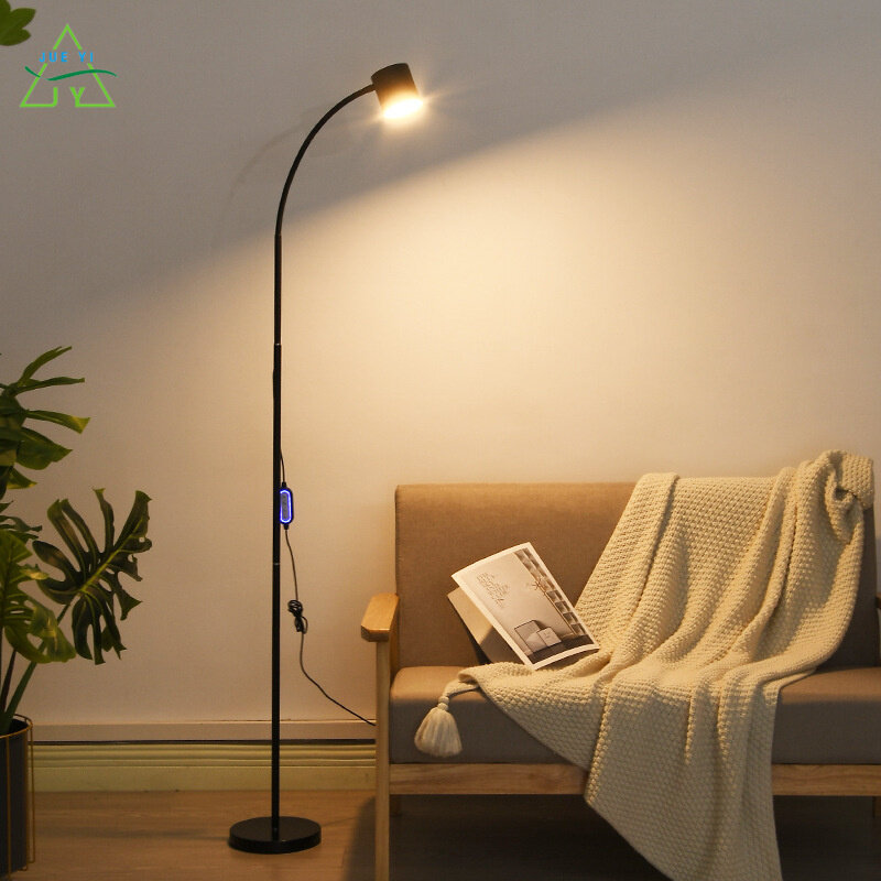 KS Đèn Sàn LED Bảo Vệ Mắt Đèn Bàn Dọc Đèn Sàn Phòng Ngủ Sofa Cạnh Giường Tối Giản Hiện...