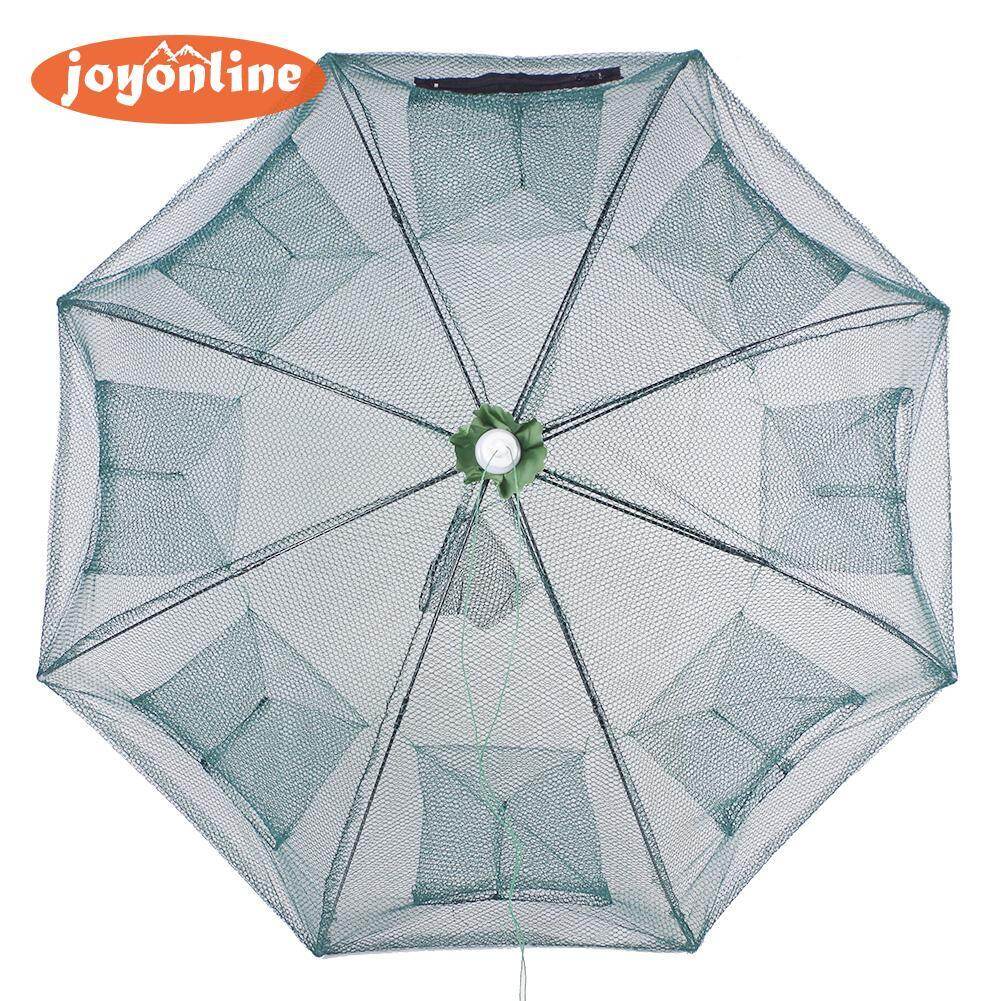 Ô gấp tự động cầm tay, loại lưới đánh cá lồng tôm, lưới đúc bẫy cá cua 6 8 10 12 16 20 lỗ