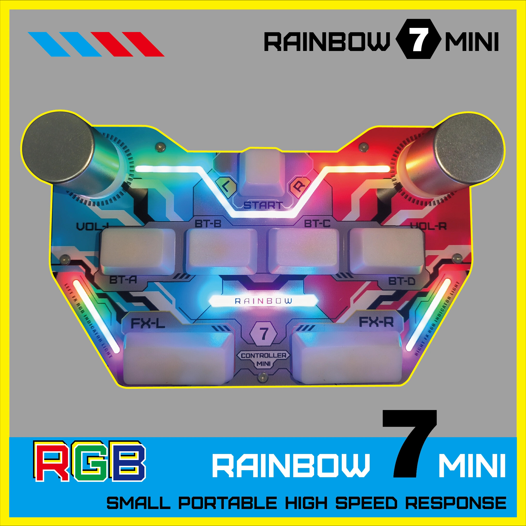 動作確認済み Sound Voltex rainbow controller 動作確認済み Sound Voltex rainbow controller
