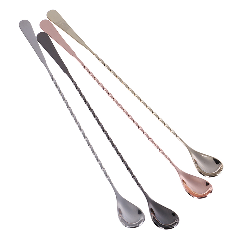 Two Join Spoons Jiam ???? Hot Sale 1Pc long handle mixing spoon stainless steel bar ...