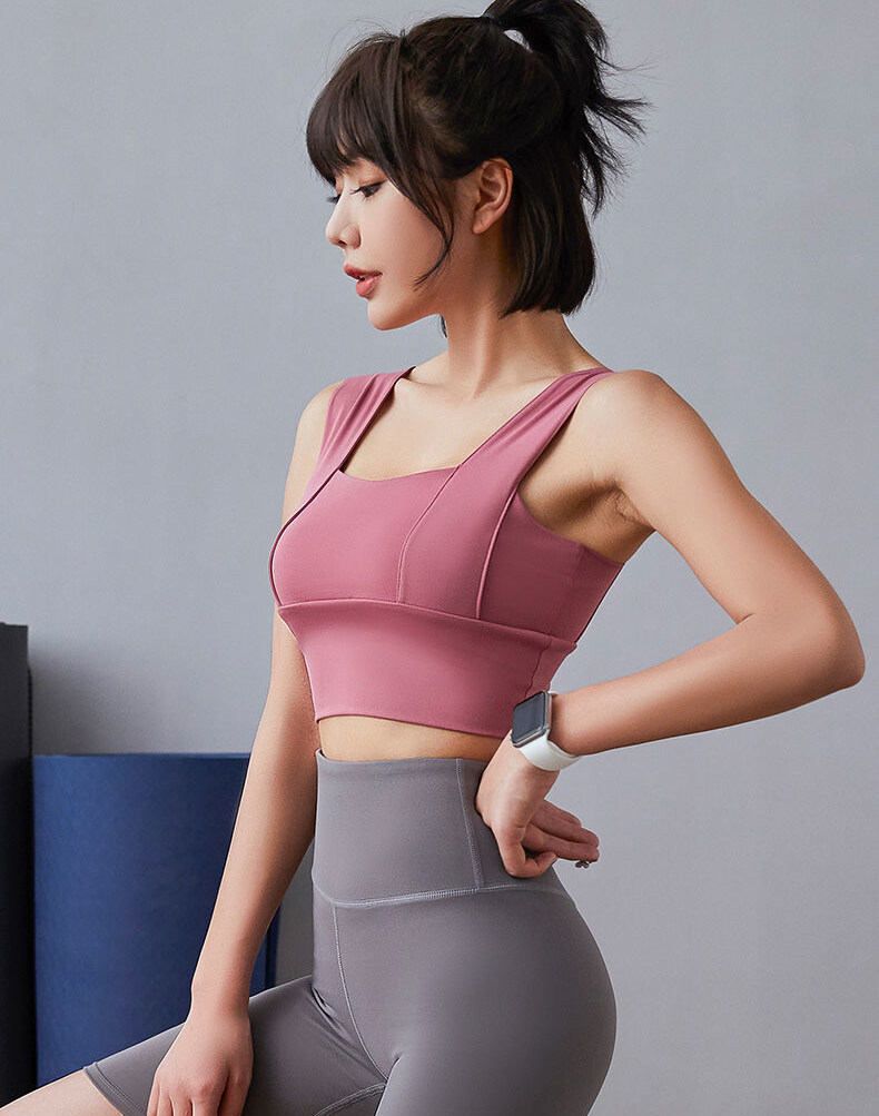Áo Ngực Thể Thao Không Đường May Cho Nữ Áo Ngực Yoga Áo Ba Lỗ Thể Thao Chạy Bộ Tập Gym Không Đường May