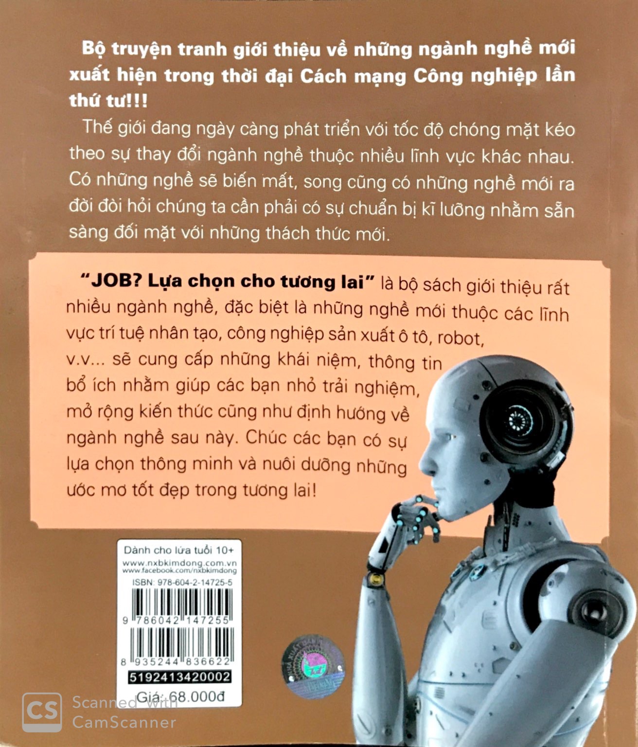 Sách Fahasa - Lựa Chọn Cho Tương Lai Job? - Chuyên Gia Robot