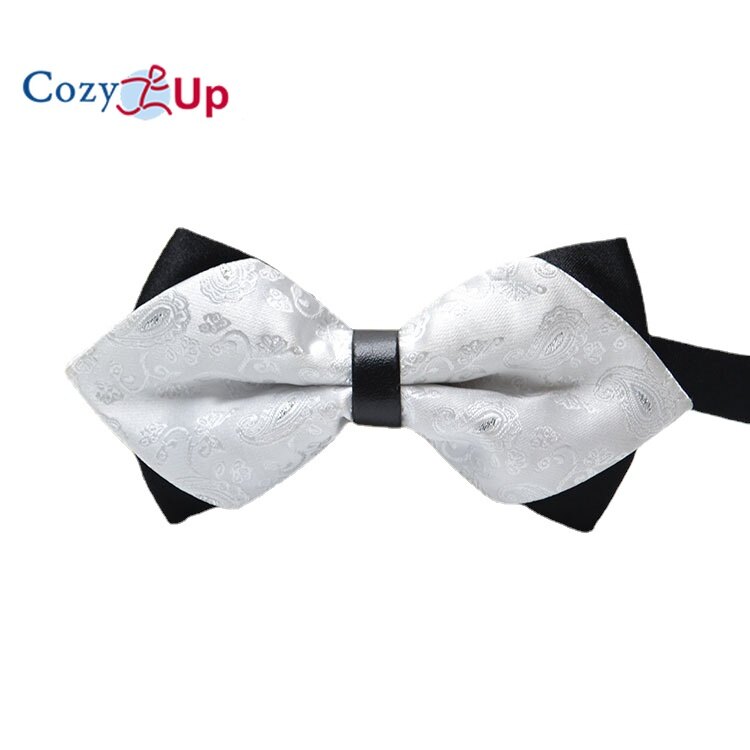 Cozy Up New Bow Tie Men Classic Business Wedding Adult Jacquard Pointed Bow 6CM-12CM
