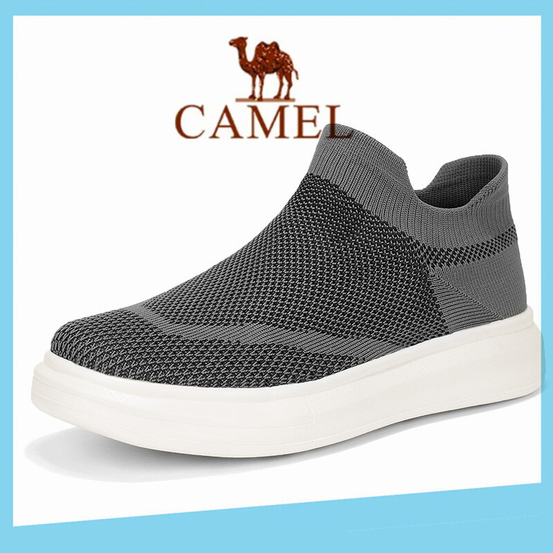 Camel Đôi giầy đen Giày nam giày thể thao giày chạy bộ Camel giầy
